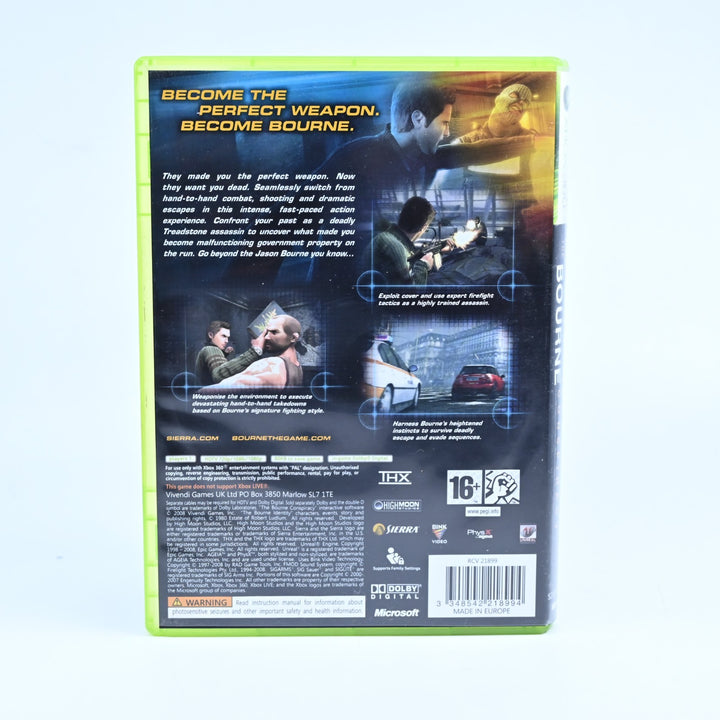 The Bourne Conspiracy - Xbox 360 Game + Manual - PAL - MINT DISC!