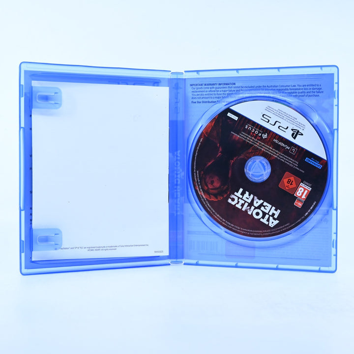 Atomic Heart - Sony Playstation 5 / PS5 Game - MINT DISC - CODE UNUSED!