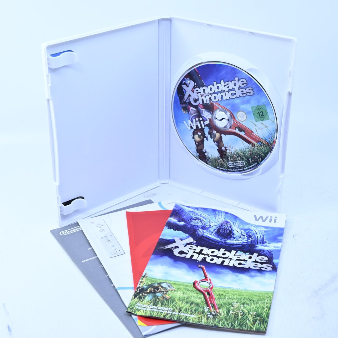 Xenoblade Chronicles - Nintendo Wii Game + Manual - PAL - MINT DISC!