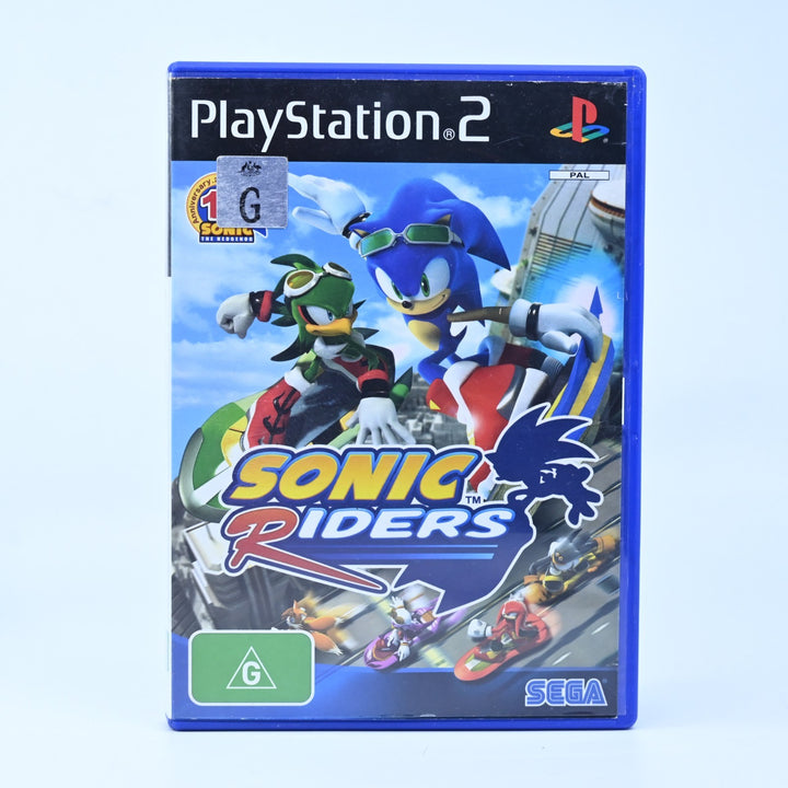 Sonic Riders - Sony Playstation 2 / PS2 Game - No Manual - PAL - MINT DISC!