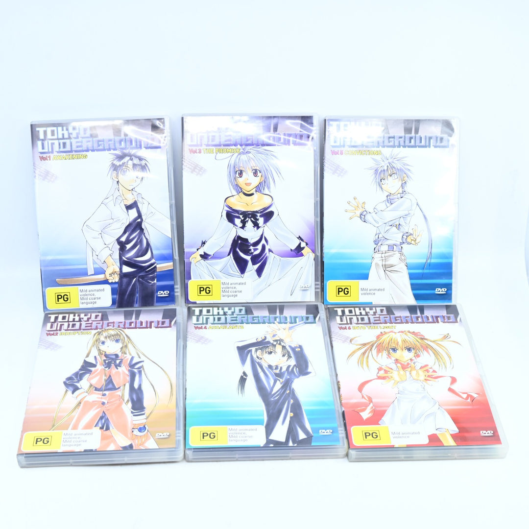 Tokyo Underground Volumes 1-6 - PAL Region 4 - Anime DVD