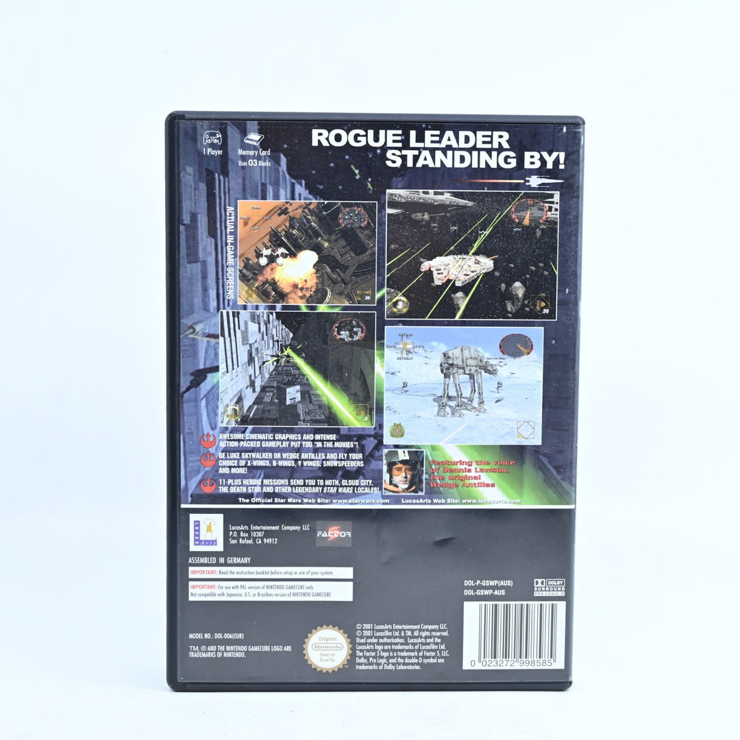 Star Wars Rogue Squadron II Rogue Leader - Nintendo Gamecube Game - No Manual