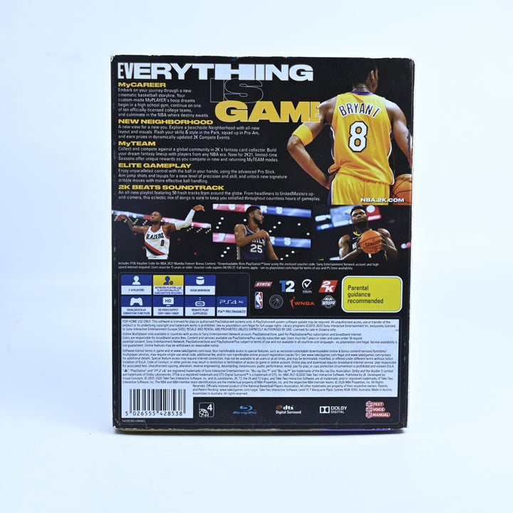 NBA 2k21 Mamba Forever Edition - Steelbook and Slip Only - No Game - PS4 Game