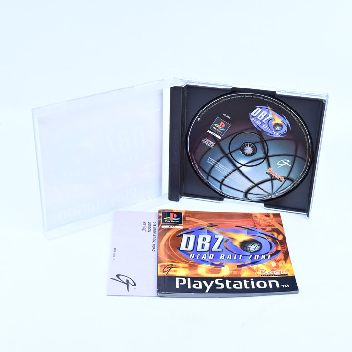 DBZ Dead Ball Zone - Sony Playstation 1 / PS1 Game + Manual - PAL - MINT DISC!