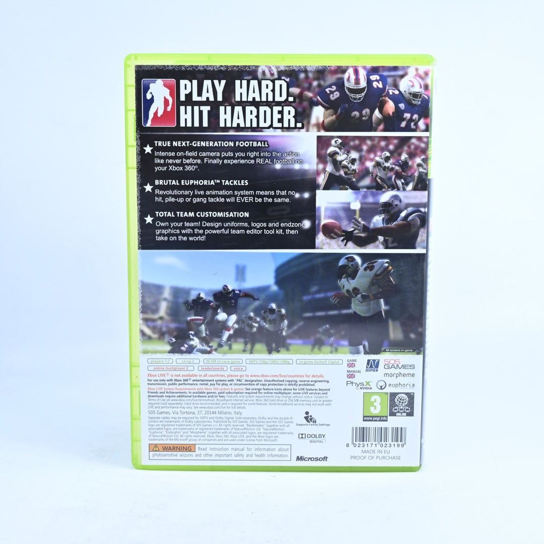 Backbreaker - Xbox 360 Game + Manual - PAL - MINT DISC!