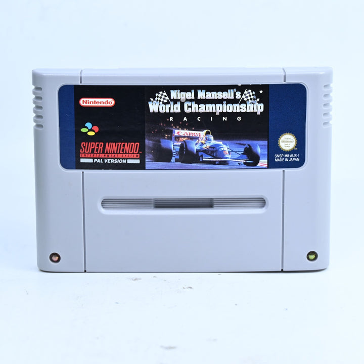 Nigel Mansell's World Championship Racing - Super Nintendo / SNES Boxed Game