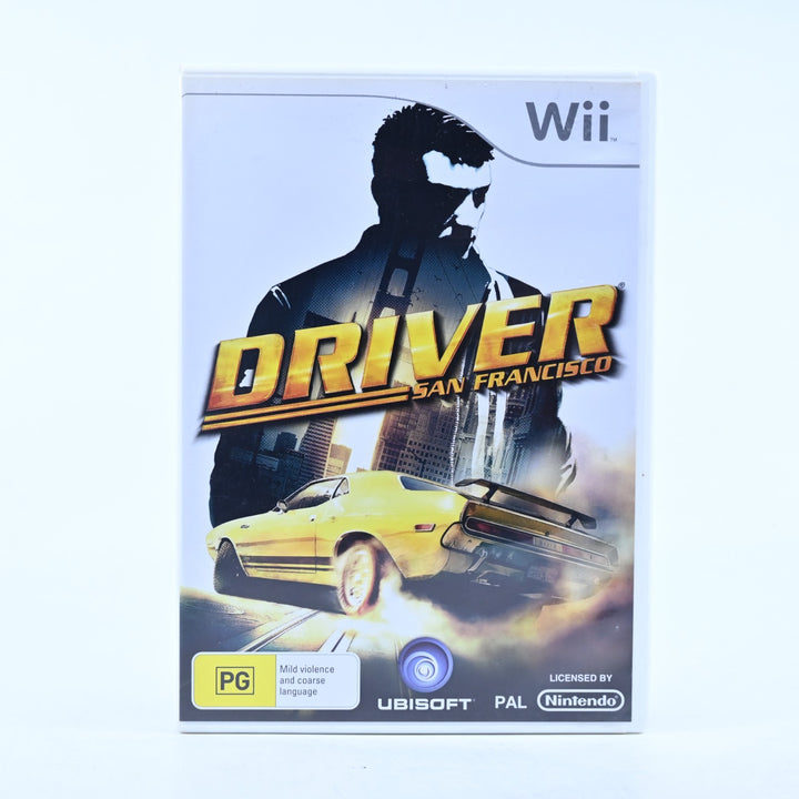 Driver San Francisco - Nintendo Wii Game + Manual - PAL - MINT DISC!