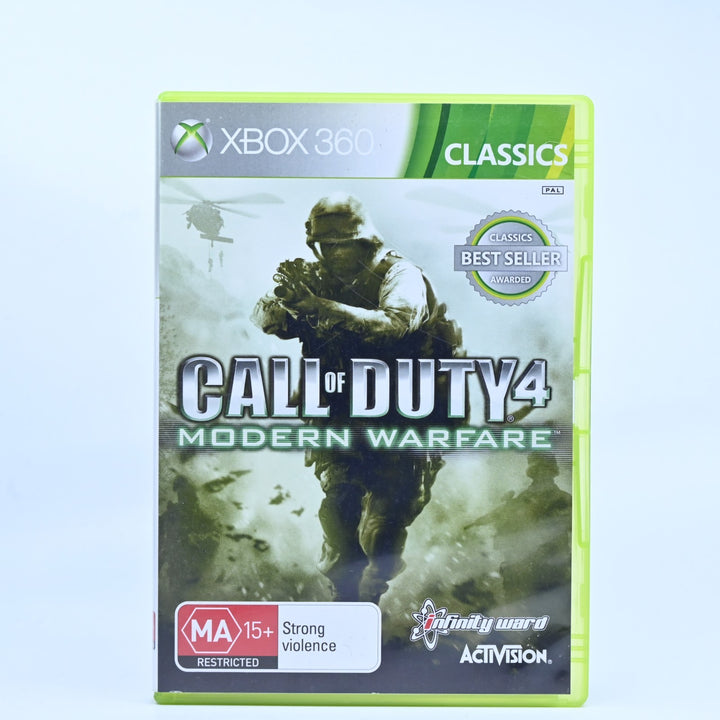Call of Duty 4: Modern Warfare - Xbox 360 Game + Manual - PAL - MINT DISC!