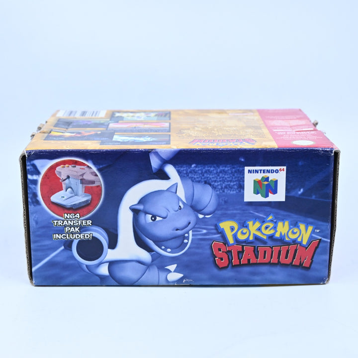 Pokemon Stadium - WITH N64 TRANSFER PAK - N64 / Nintendo 64 Boxed Game - PAL