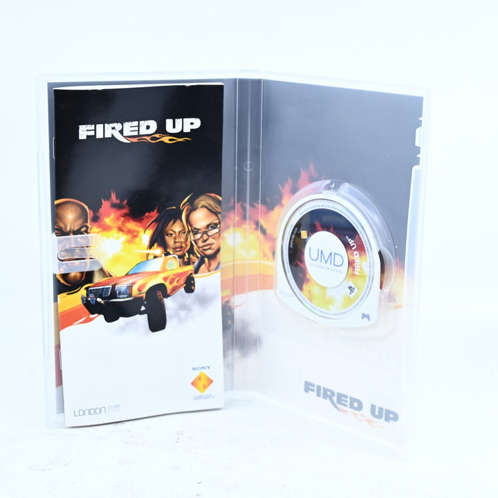 Fired Up - Sony PSP Game + Manual - FREE POST!