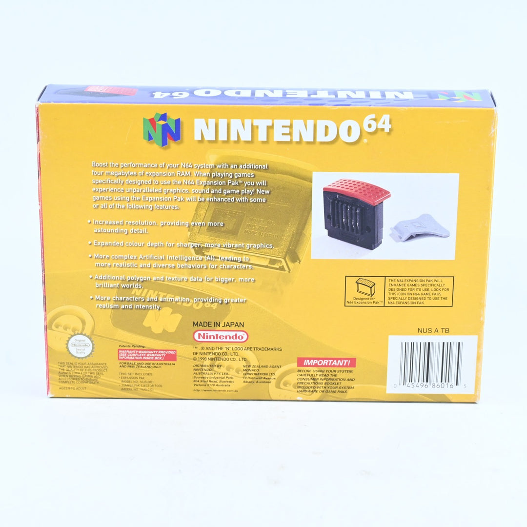 Boxed Expansion Pak - N64 / Nintendo 64 Accessory - PAL - FREE POST!