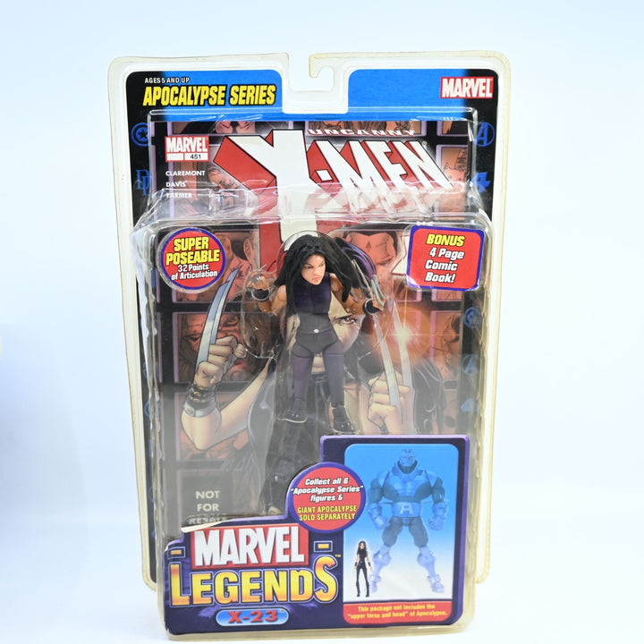 SEALED! Marvel Legends Apocalypse Series: X-23 - 2005 Toybiz - Toy