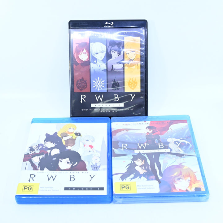 RWBY - Volumes 1-3 - Rooster Teeth - Region A - Blu-ray