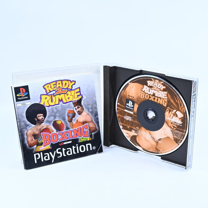 Ready 2 Rumble Boxing - Sony Playstation 1 / PS1 Game + Manual - MINT DISC!