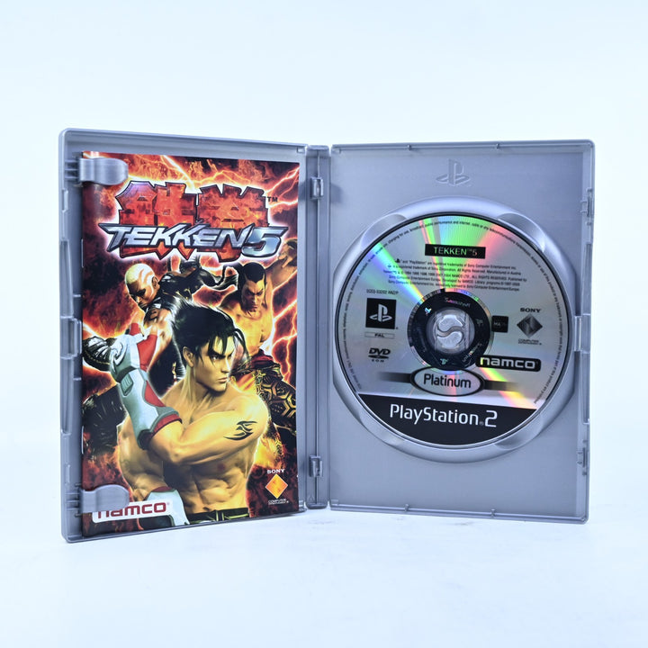 Tekken 5 - Sony Playstation 2 / PS2 Game + Manual - PAL - MINT DISC!