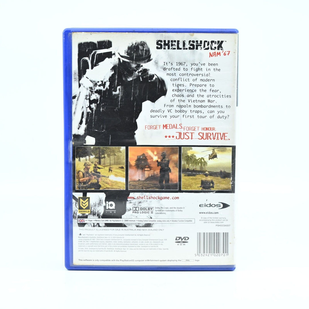 Shellshock Nam '67 - Sony Playstation 2 / PS2 Game + Manual - PAL - MINT DISC!