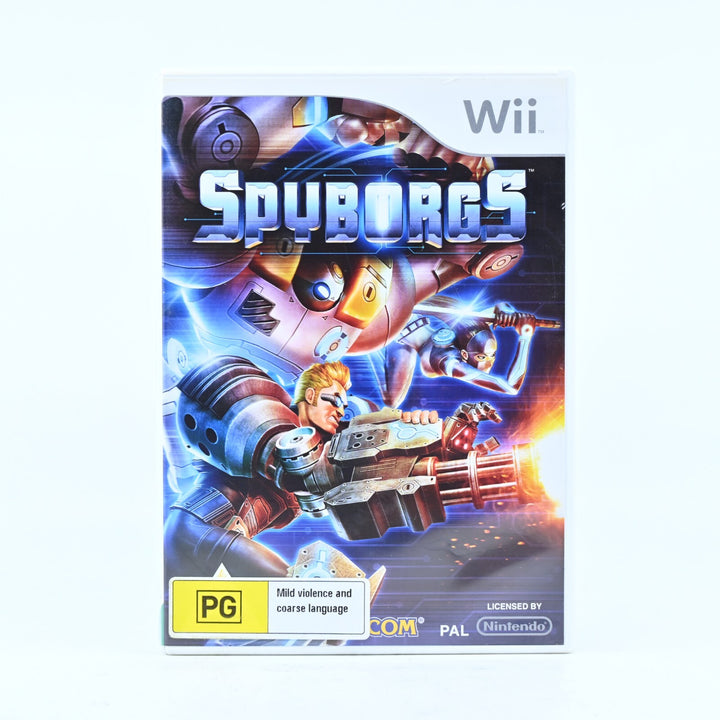 Spyborgs - Nintendo Wii Game + Manual - PAL - MINT DISC!