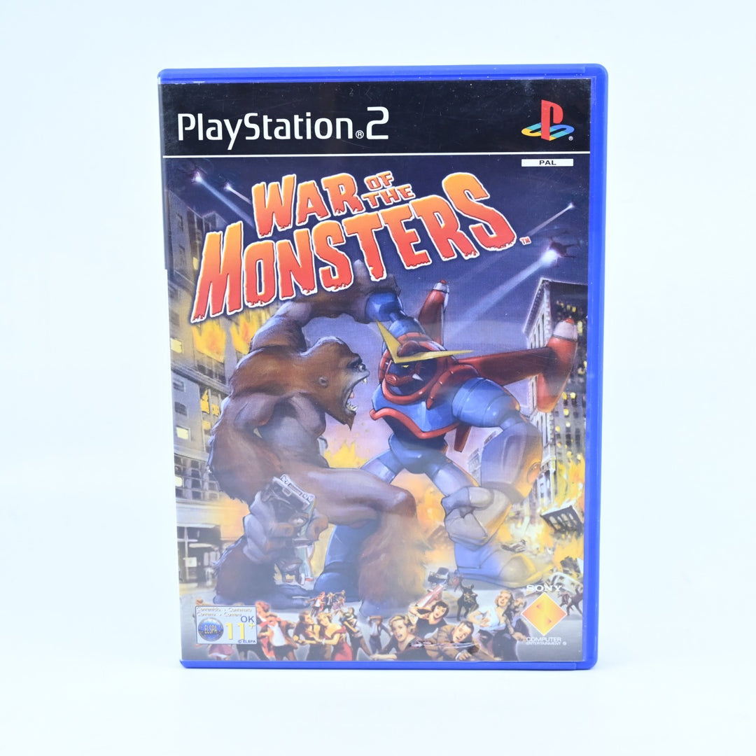 War of the Monsters - Sony Playstation 2 / PS2 Game + Manual - PAL - MINT DISC!