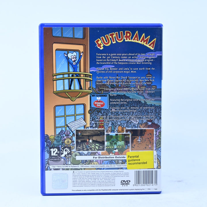 Futurama - Sony Playstation 2 / PS2 Game + Manual - PAL