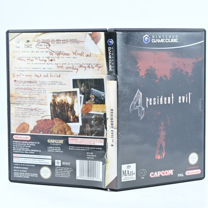 Resident Evil 4 - Nintendo Gamecube Game - PAL - FREE POST!