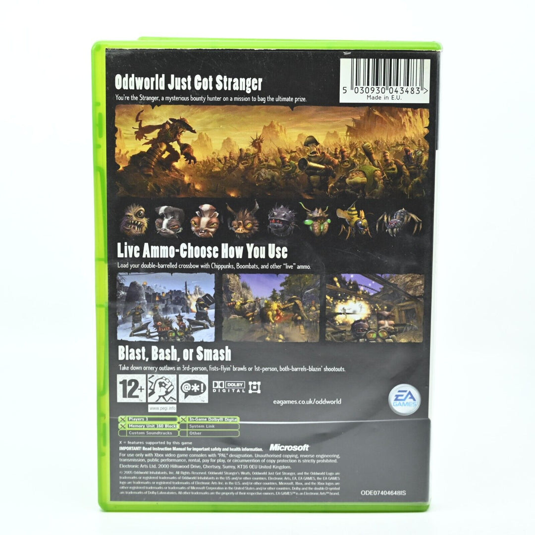 Oddworld: Stranger's Wrath - Original Xbox Game - No Manual - PAL - MINT DISC!