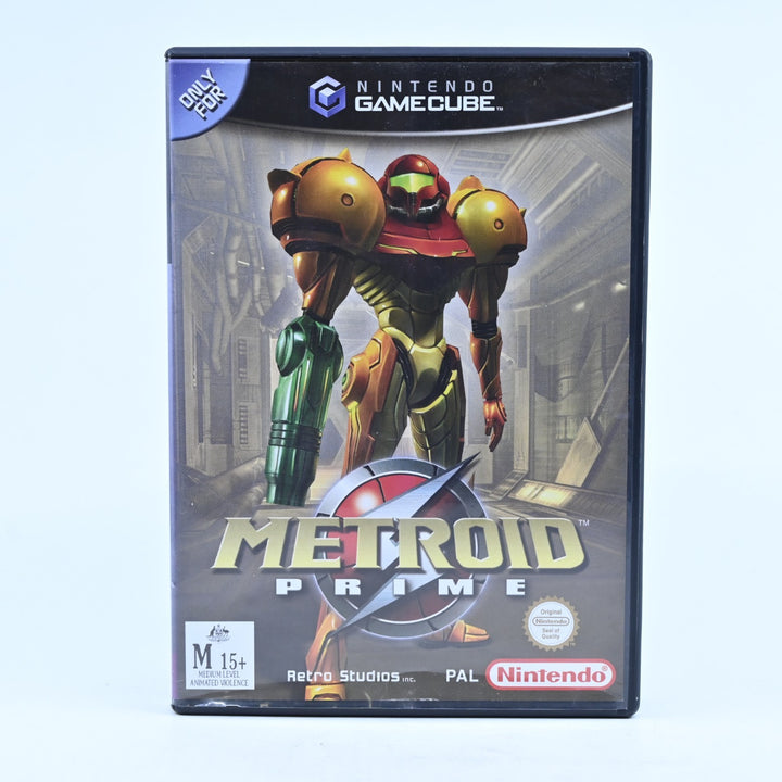 Metroid Prime - Nintendo Gamecube Game + Manual - PAL - FREE POST!