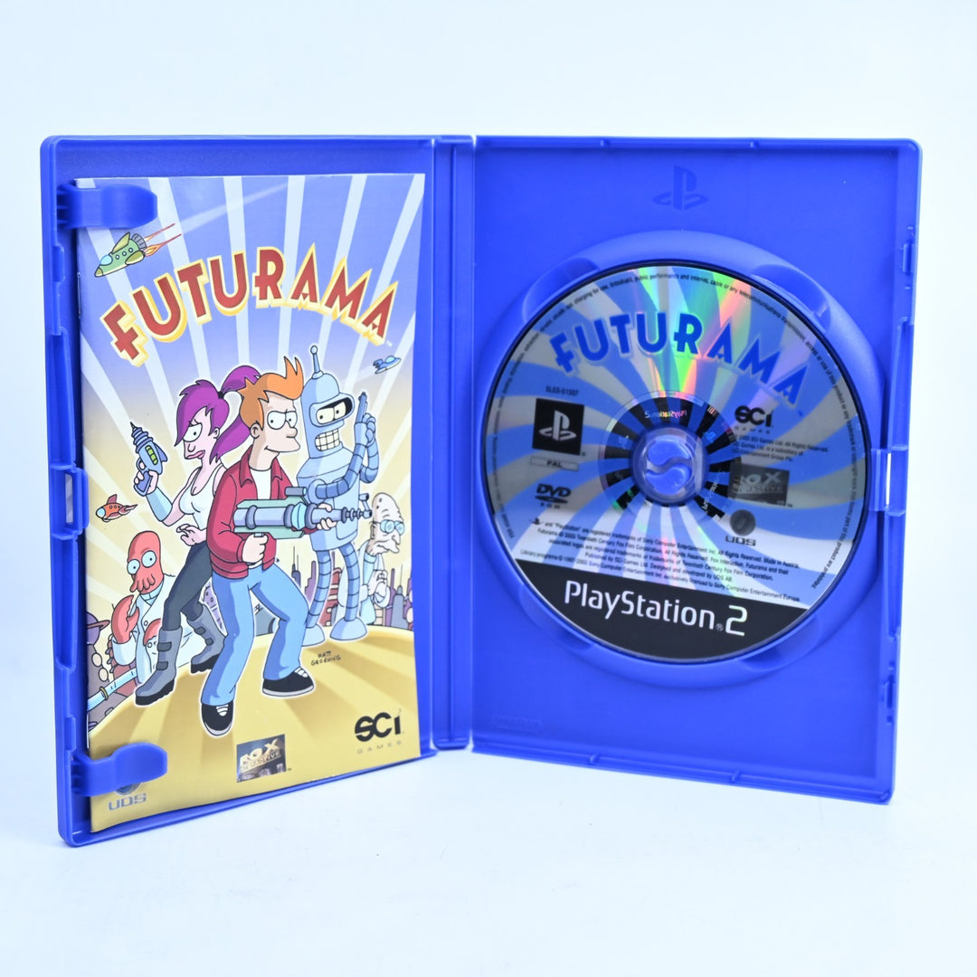 Futurama - Sony Playstation 2 / PS2 Game + Manual - PAL