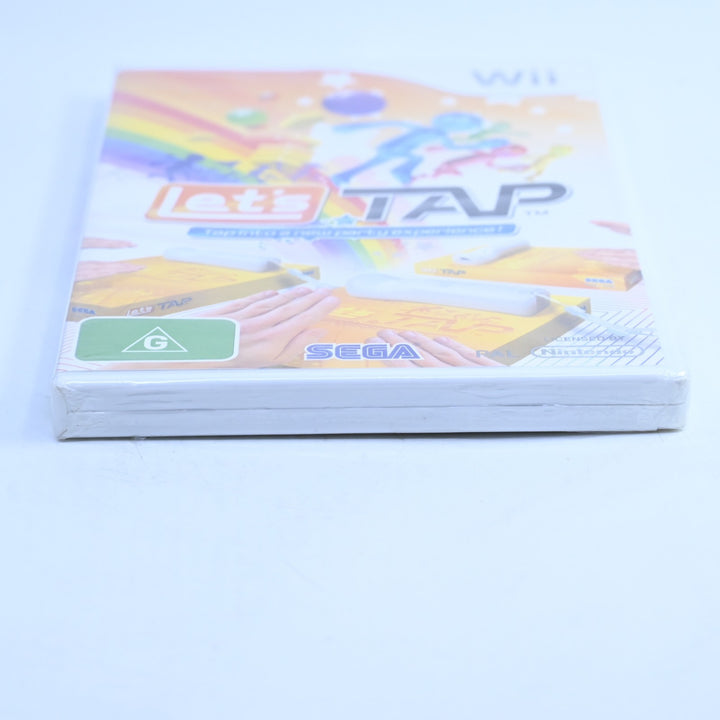 Let's Tap - SEALED! - Nintendo Wii Game + Manual - PAL - MINT DISC!