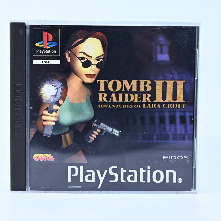 Tomb Raider III: Adventures of Lara Croft - PS1 Game + Manual - PAL - MINT DISC!
