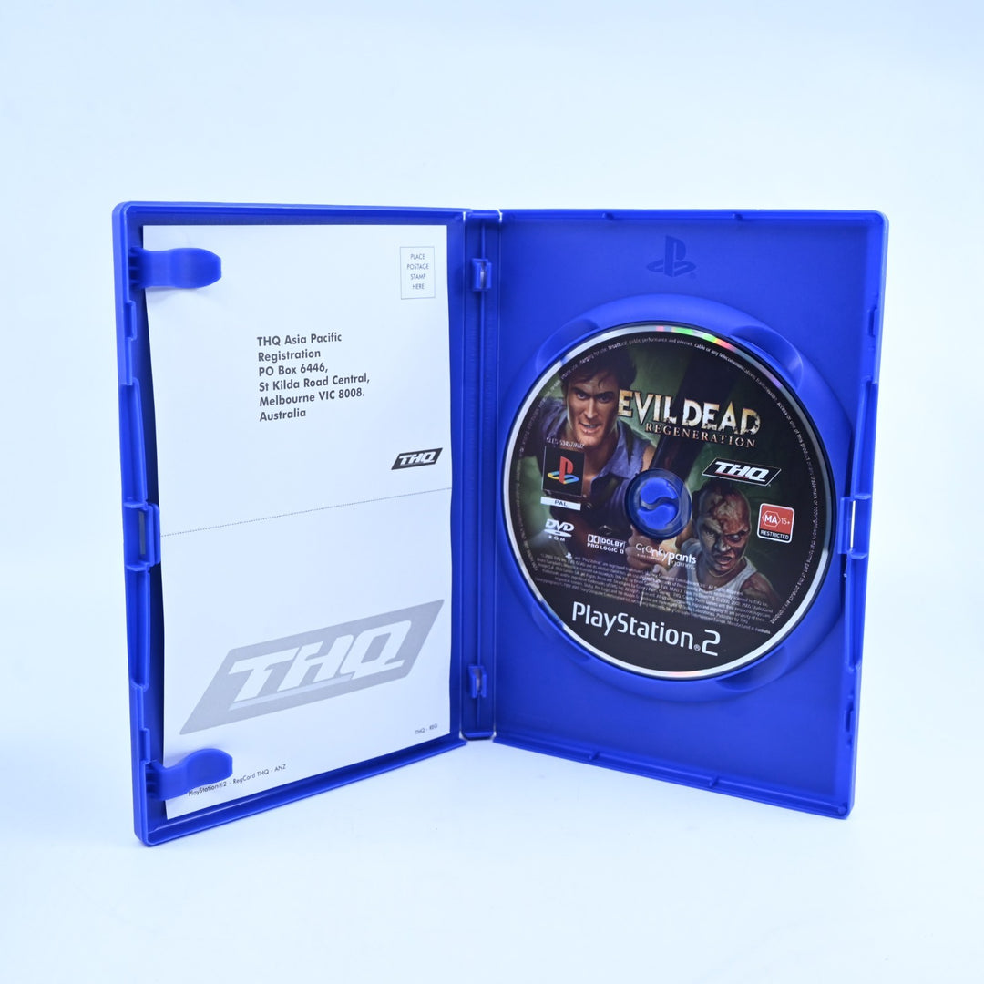 Evil Dead: Regeneration  - Sony Playstation 2 Game - No Manual  - MINT DISC!