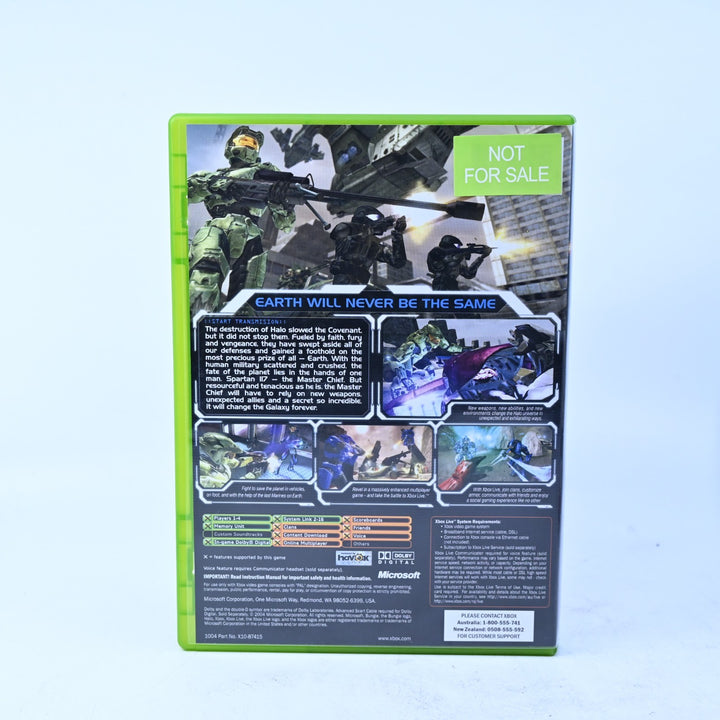 Halo 2 - Original Xbox Game + Manual - PAL - MINT DISC!