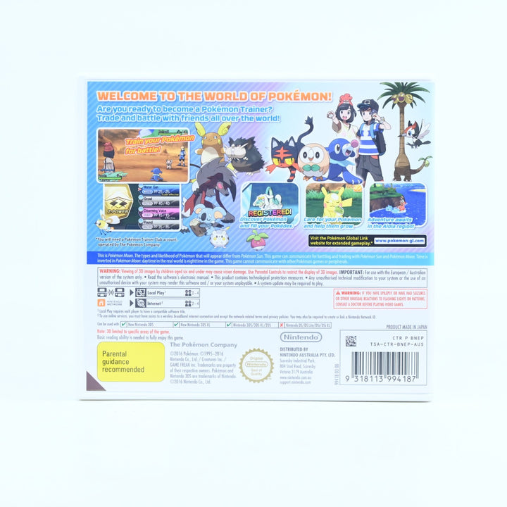 Pokemon Moon Fan Edition - Nintendo 3DS Game - PAL + Manual - FREE POST!