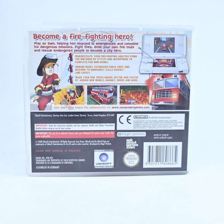 Sam Power Firefighter - Nintendo DS Game - PAL + Manual - FREE POST!