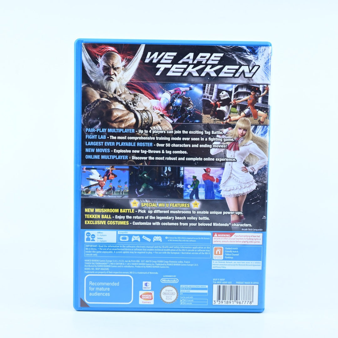 Tekken Tag Tournament 2 Wii U Edition - Nintendo Wii U Game - PAL - FREE POST!