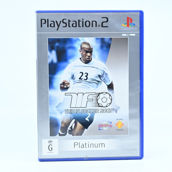This is Soccer 2003 - Sony Playstation 2 / PS2 Game + Manual - PAL - MINT DISC!