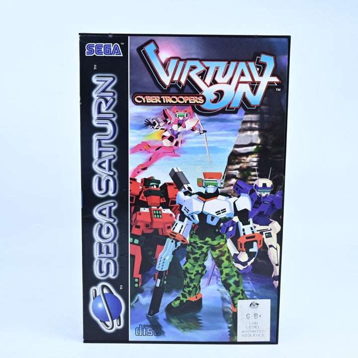 Virtual On: Cyber Troopers - Sega Saturn Game + Manual - PAL - FREE POST!