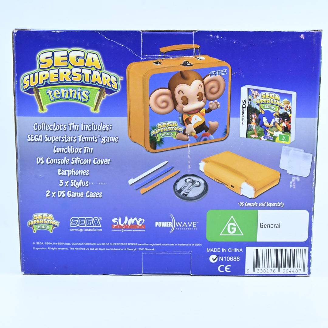 Sega Superstars Tennis Collectors Tin - Nintendo DS Accessory / Nintendo DS Game