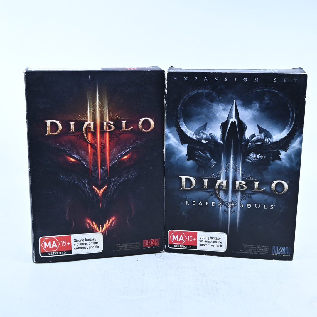 Diablo III + Diablo III: Reaper of Souls Expansion - Big Boxes  - PC Game