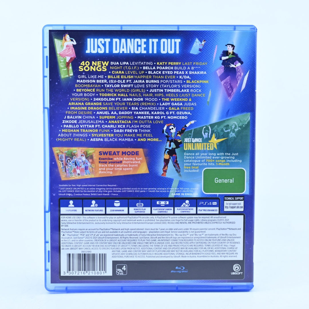 Just Dance 2022 - Sony Playstation 4 / PS4 Game - FREE POST!