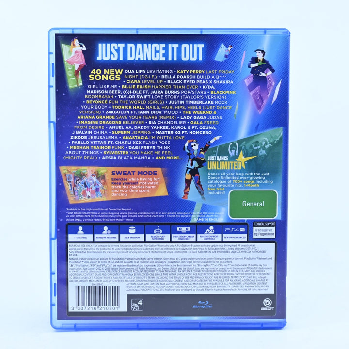 Just Dance 2022 - Sony Playstation 4 / PS4 Game - FREE POST!