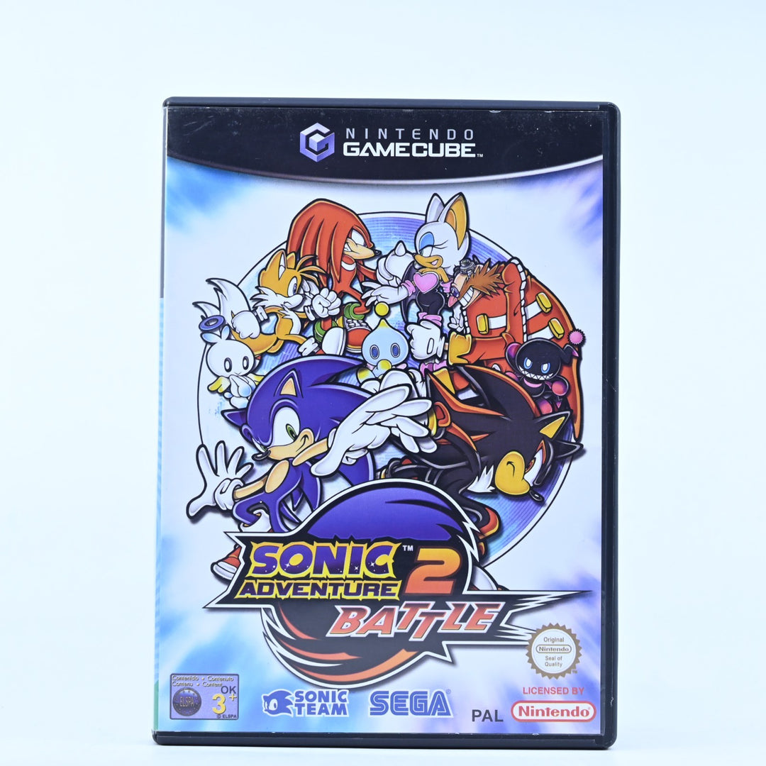 Sonic Adventure 2 Battle - Nintendo Gamecube Game + Manual - PAL - FREE POST!