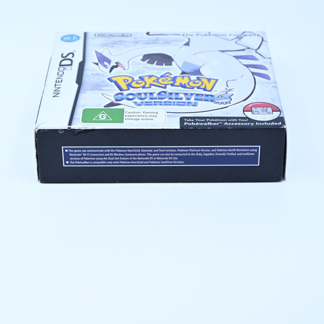 Pokemon Soul Silver Boxed + PokeWalker - Nintendo DS Game - PAL + Manual