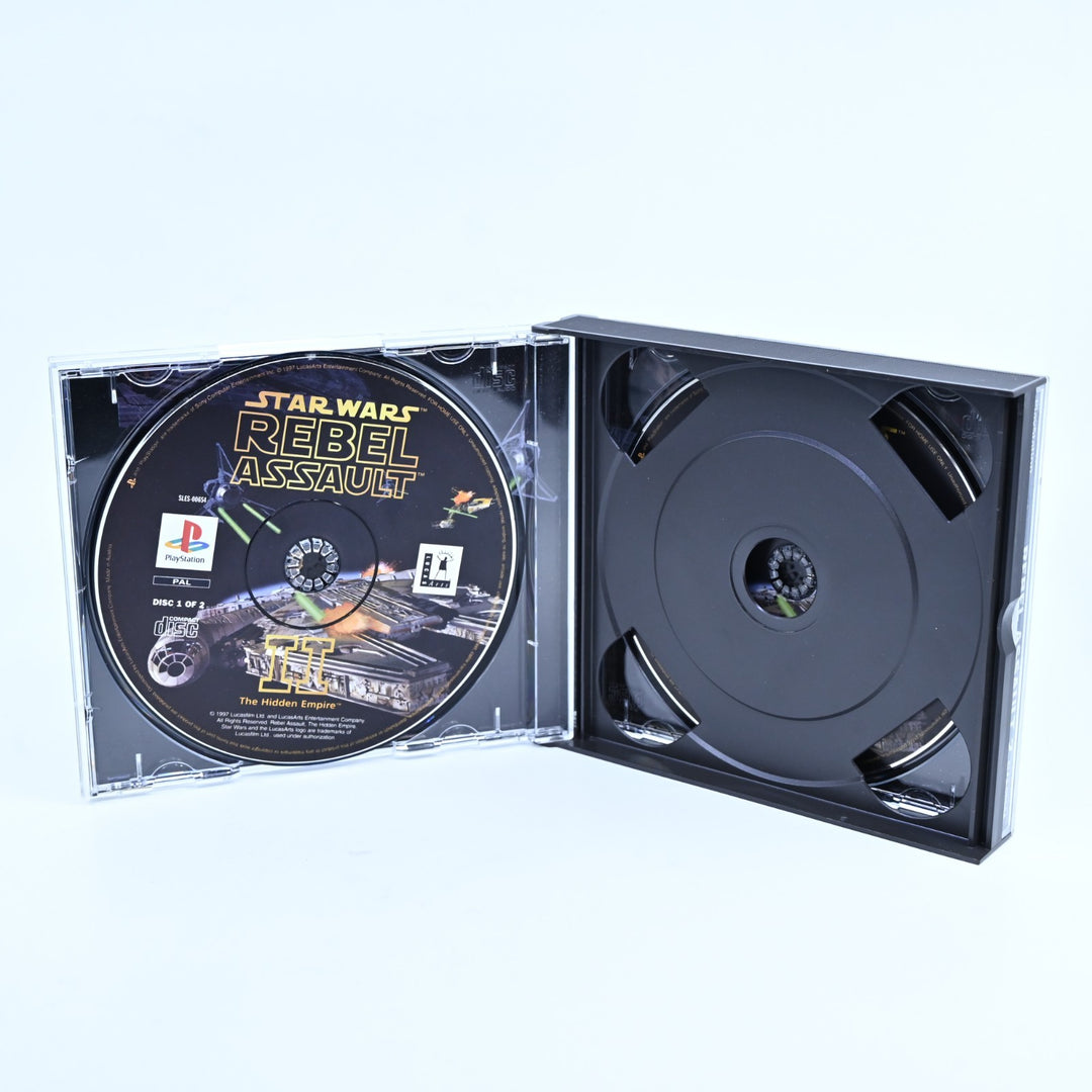 Star Wars: Rebel Assault II Hidden Empire - PS1 Game - No Manual - PAL
