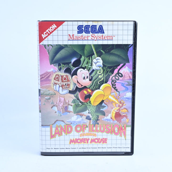 Land of Illusion Starring Mickey Mouse - Sega Master System Game + Manual - PAL