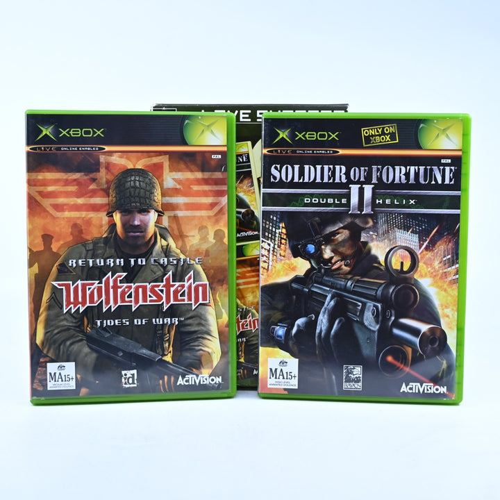 Xbox Live Shooter Twin Pack - Original Xbox Game + Manual - PAL - MINT DISC!