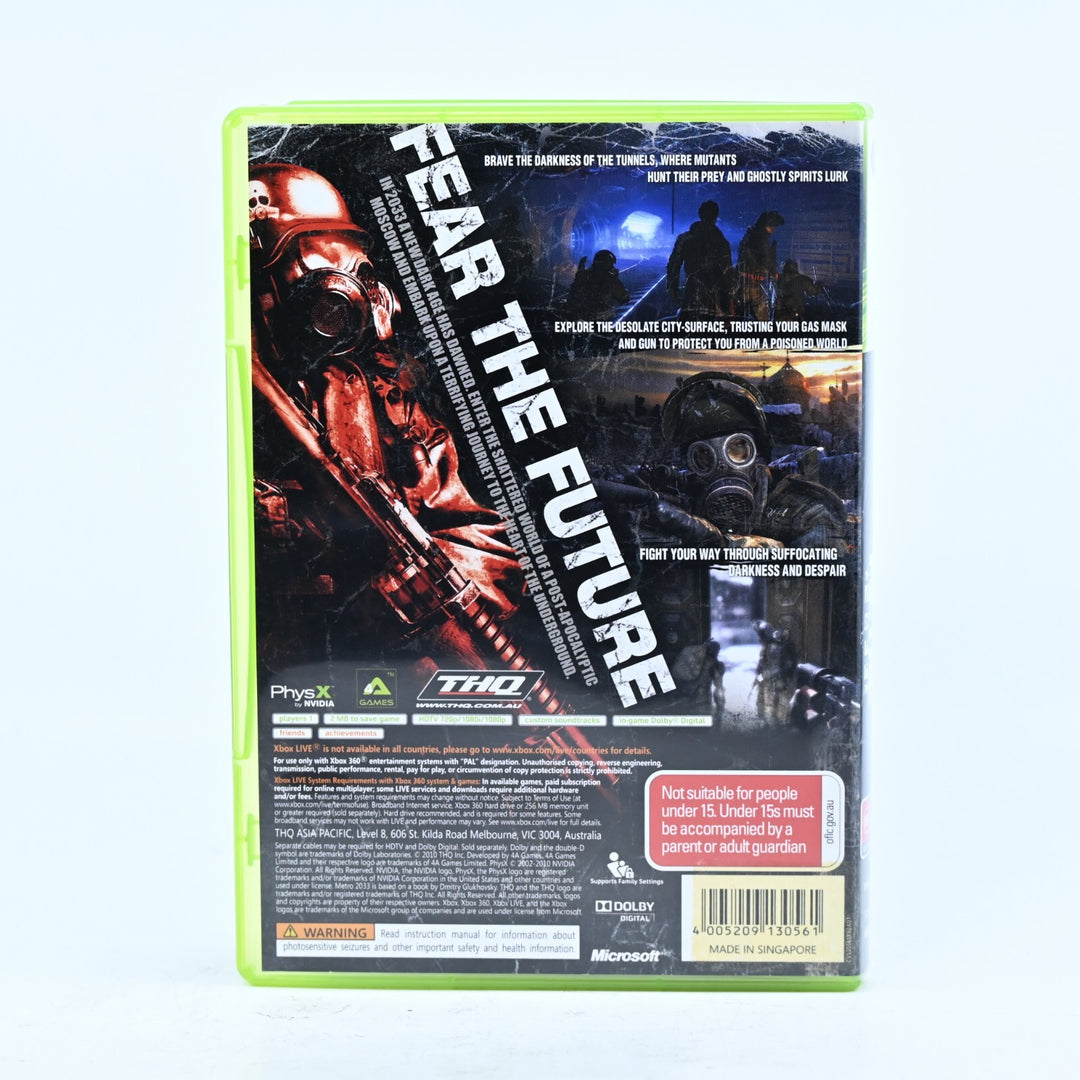 Metro 2033 - Xbox 360 Game + Manual - PAL - MINT DISC!