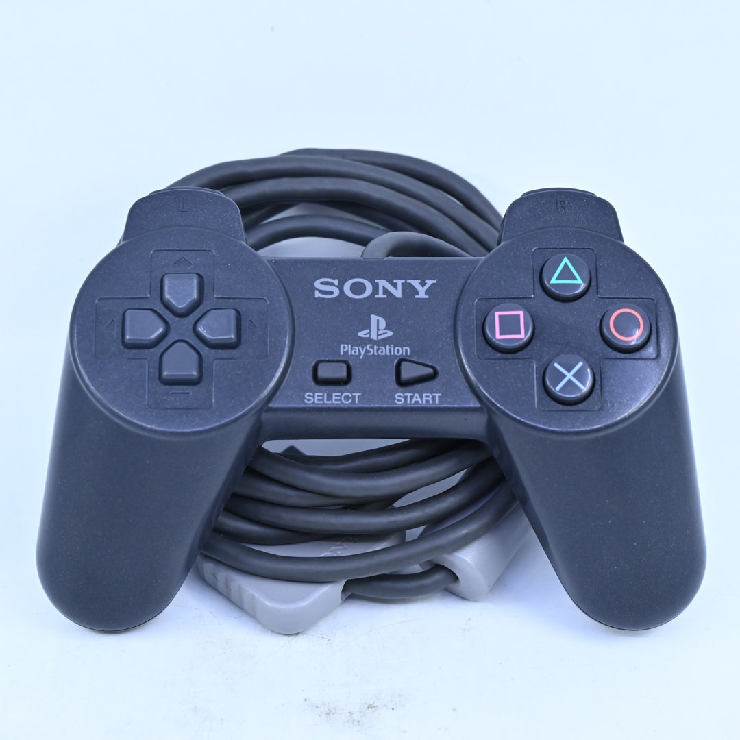Black - PS1 Controller - Sony Playstation 1 / PS1 Accessory
