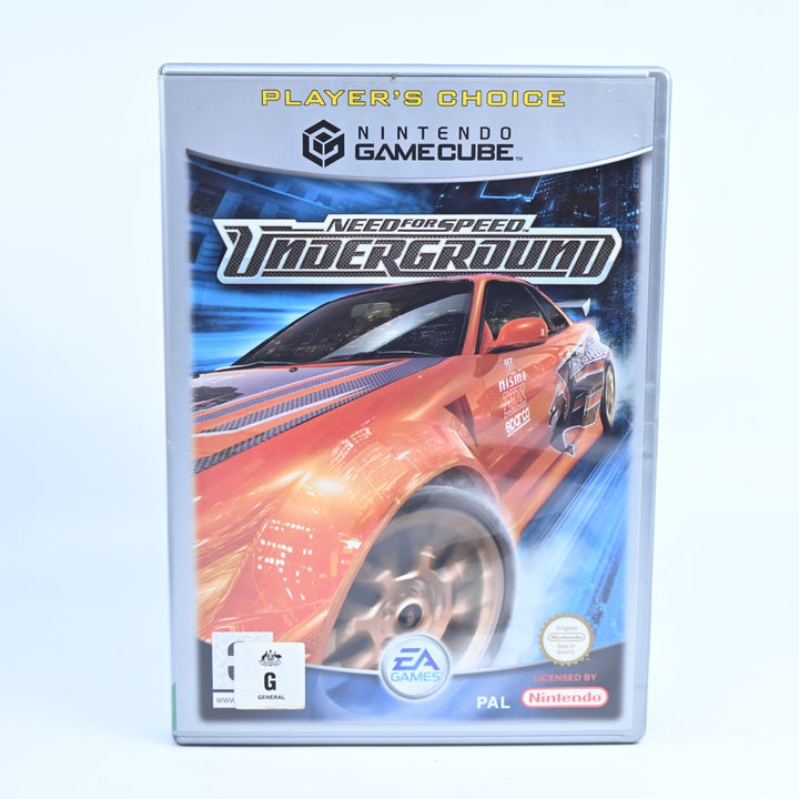Need for Speed: Underground - Nintendo Gamecube Game + Manual - PAL