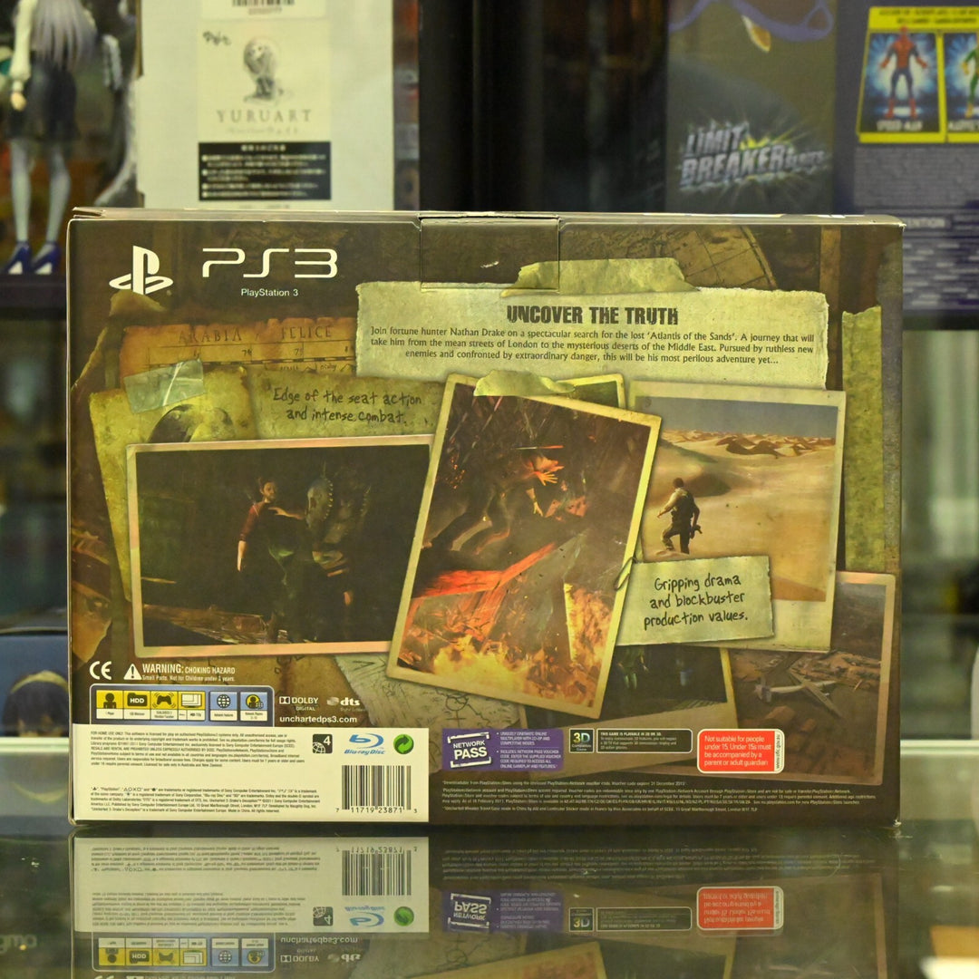 Uncharted 3: Drake's Deception - Explorer Edition - PS3 Game + Manual