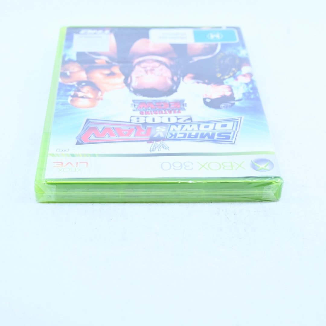 SmackDown vs. Raw 2008 - Xbox 360 Game + Manual - PAL - SEALED!